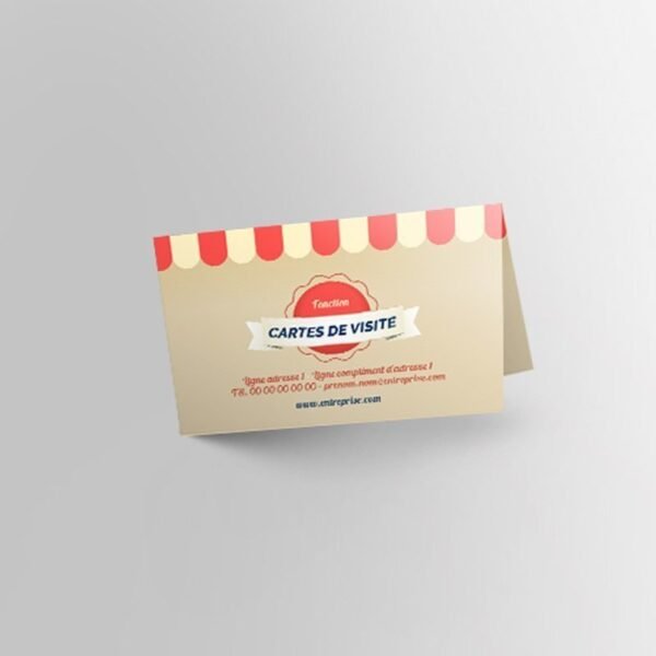 Cartes chevalets